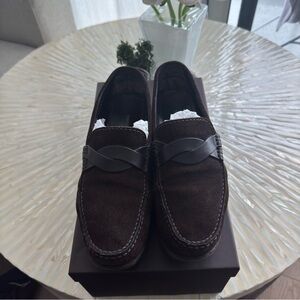 Tom Ford Brown Slip-On Loafers Classic Design